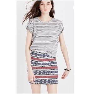 Madewell NWT Jacquard Gamine Skirt Size 14